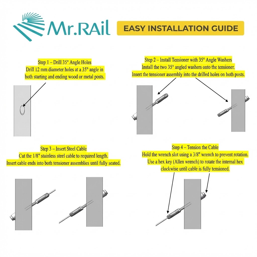 Metal Post Compatible with Clean Finished Appearance
